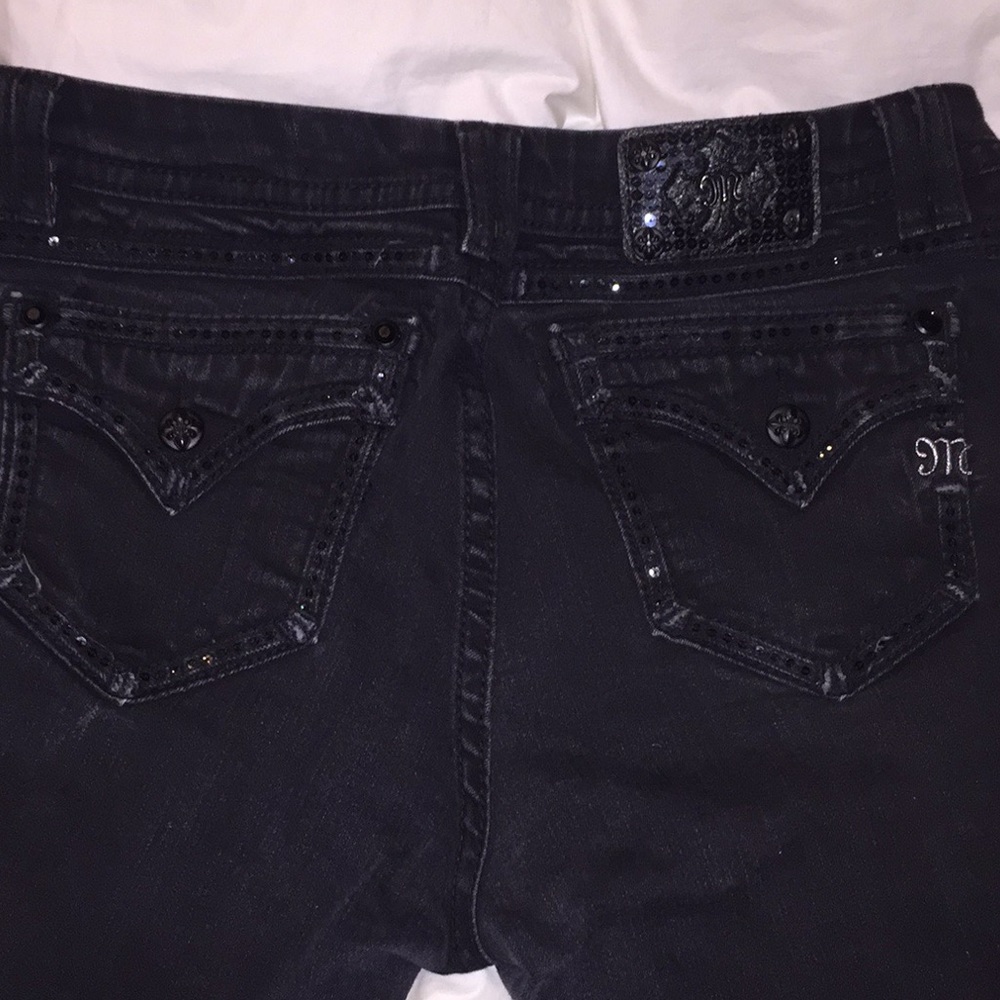 ❤️Miss Me Mid Rise Easy Skinny black jeans 33/31❤️
